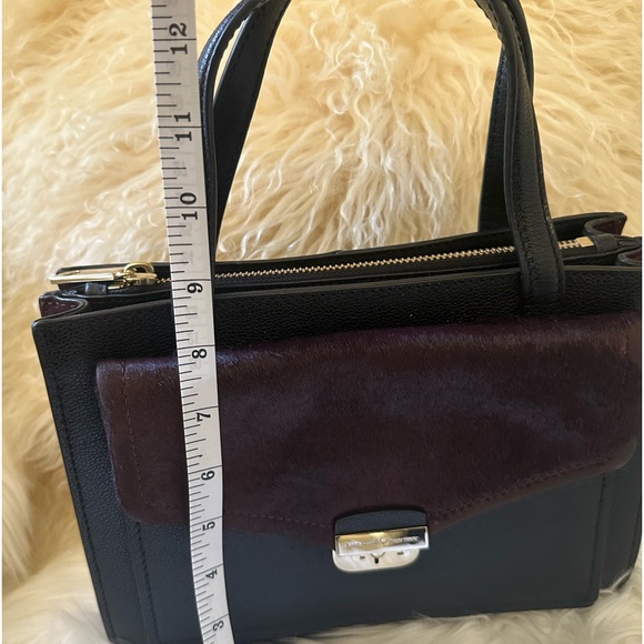 KATE SPADE Hyde Place Small Zarinah Micropebble Leather Haircalf Satchel. - Picture 6 of 12